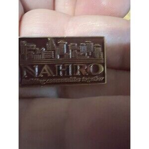 Vintage NAHRO Wilding Communities Together Lapel Hat Pin
